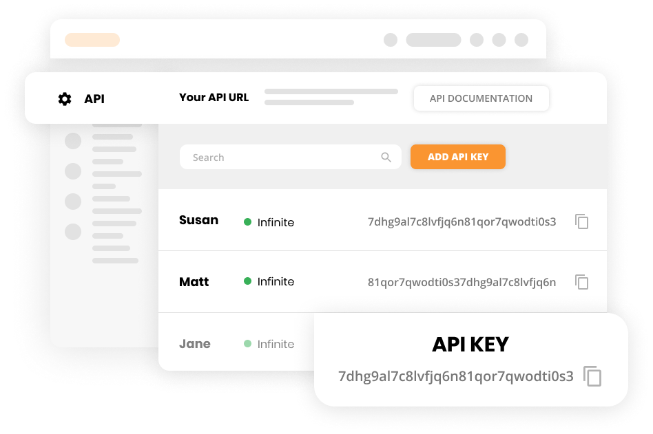 تكامل API لتقارير الأداء