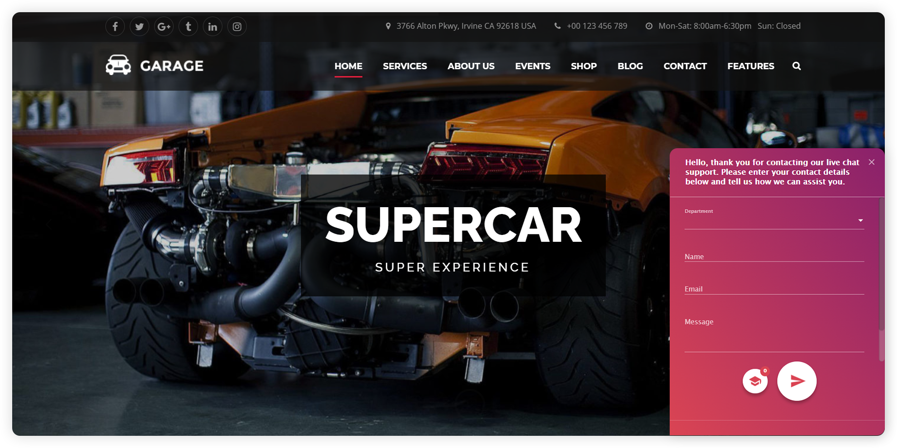 مثال على استبيان ما قبل الدردشة