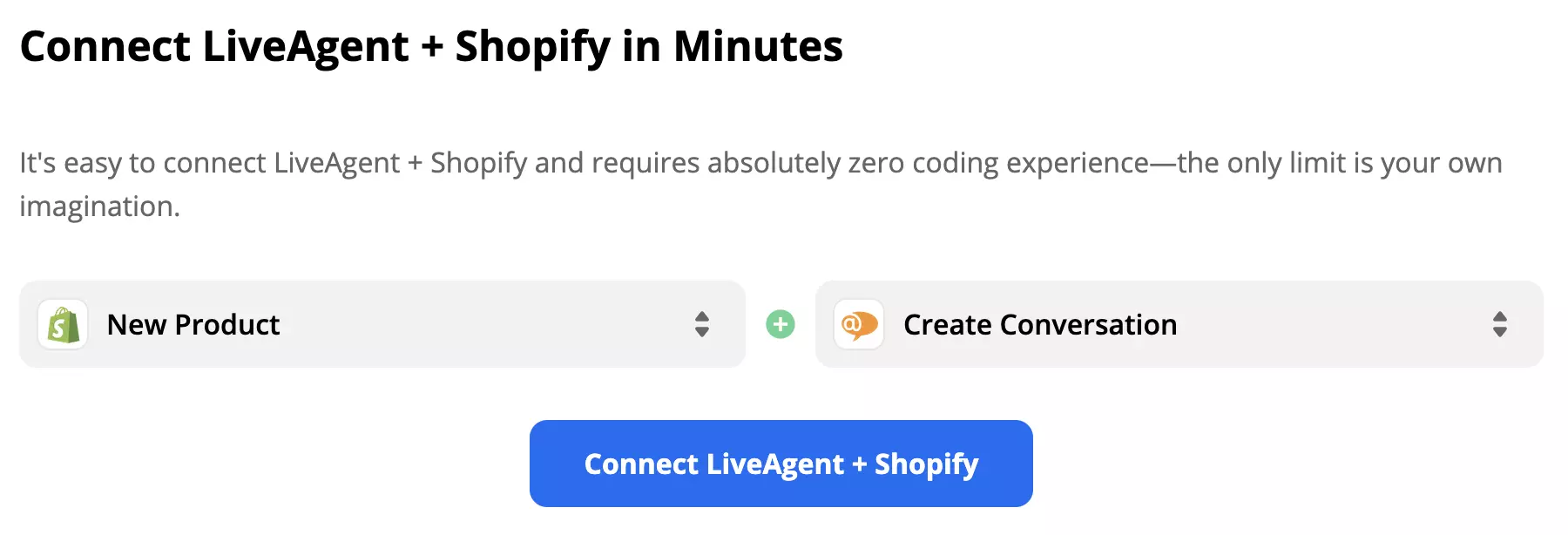 تم تحديد مشغل منتج جديد وإجراء إنشاء محادثة