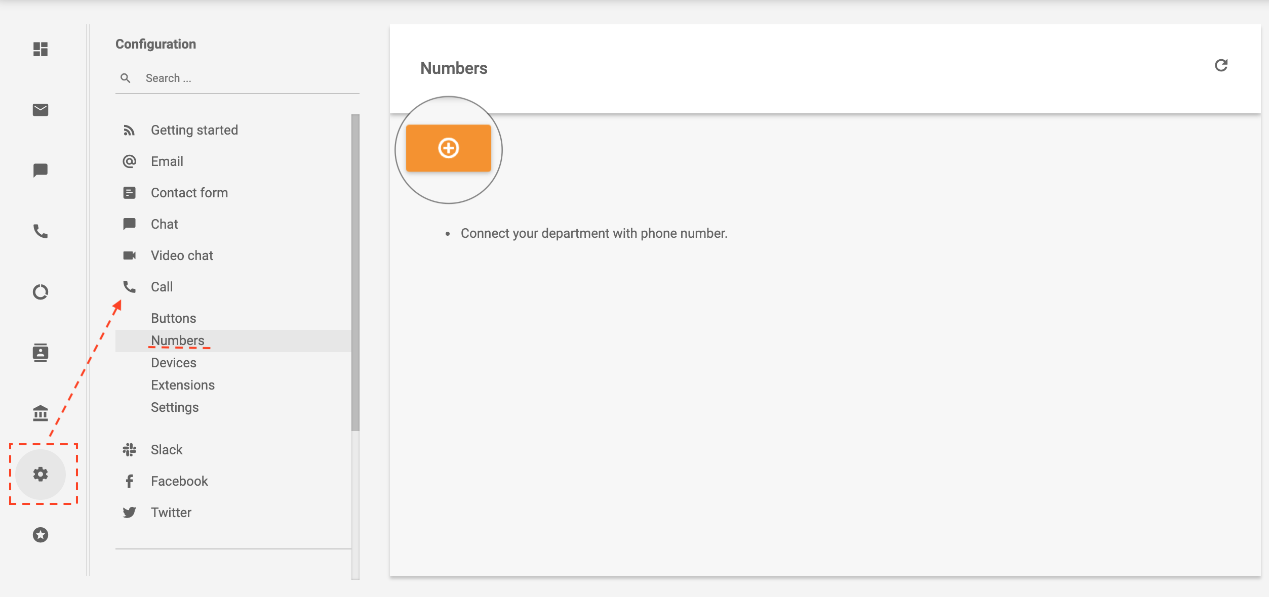 ملاحة Sipgate LiveAgent