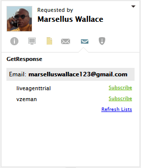 اشتراك GetResponse LiveAgent
