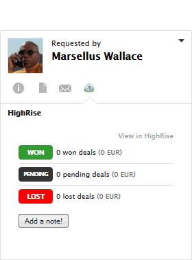 تكامل Highrise LiveAgent