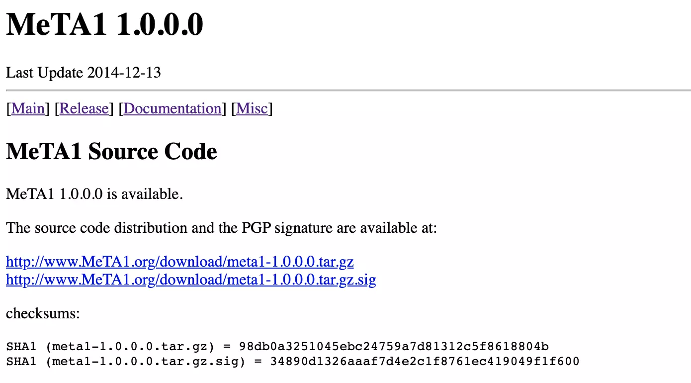 تنزيلات MeTA1