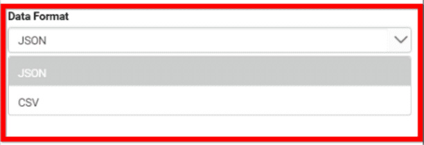 اختيار تنسيق البيانات في Bold BI