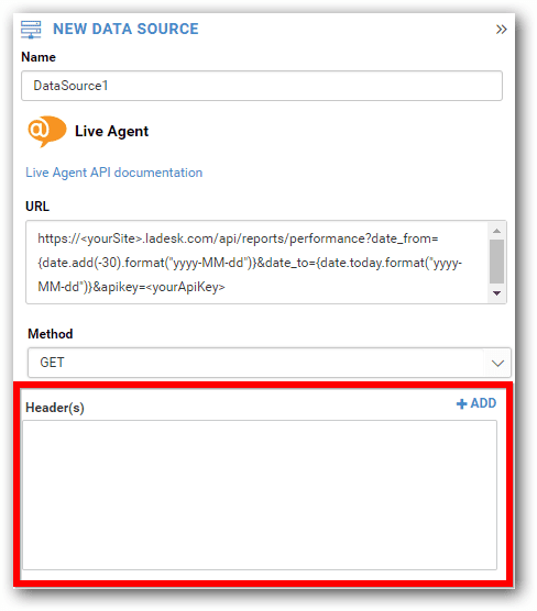معلومات العنوان في Bold BI