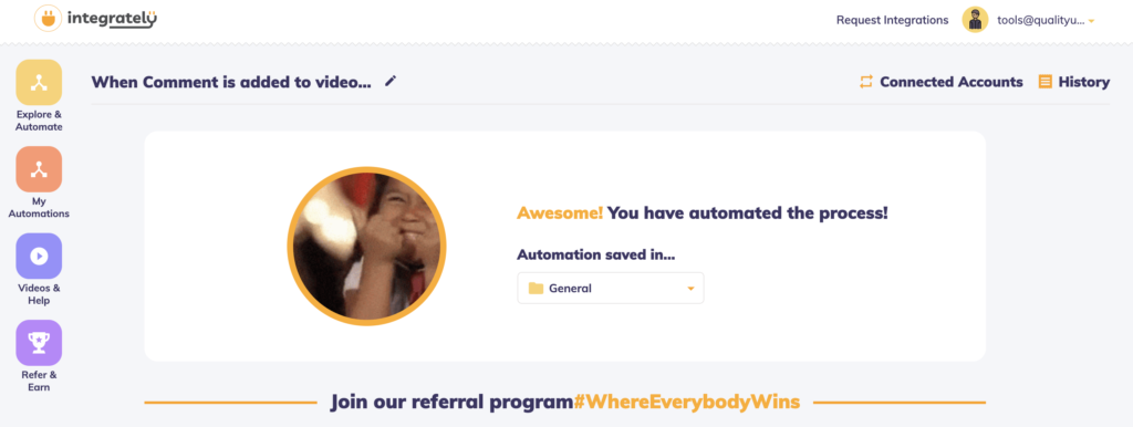 اللمسات النهائية بين تكامل LiveAgent وYouTube