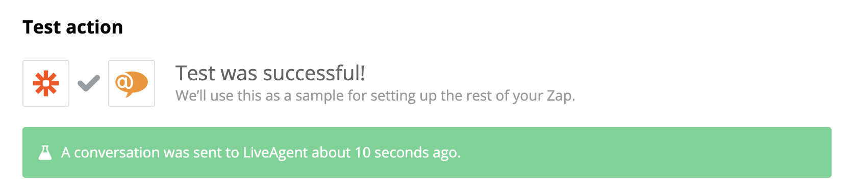 اختبار ناجح لتكامل ShipStation و LiveAgent