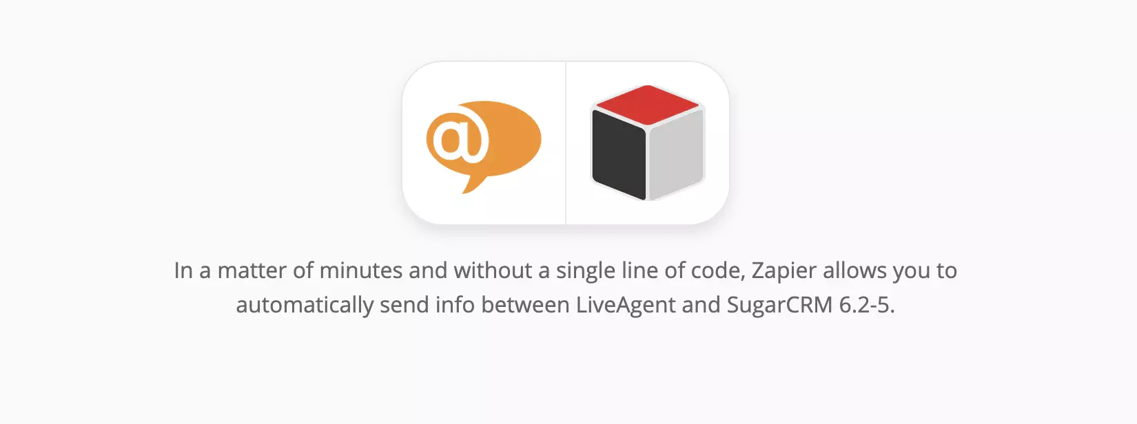 تكامل LiveAgent و SugarCRM على Zapier