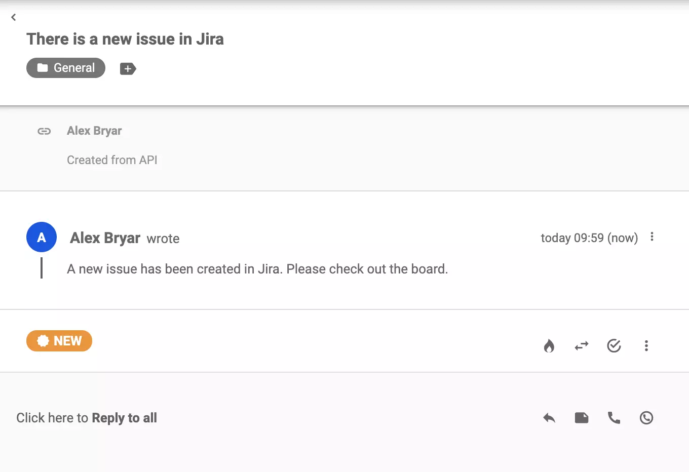 مثال على تكامل ناجح في عرض تذكرة LiveAgent