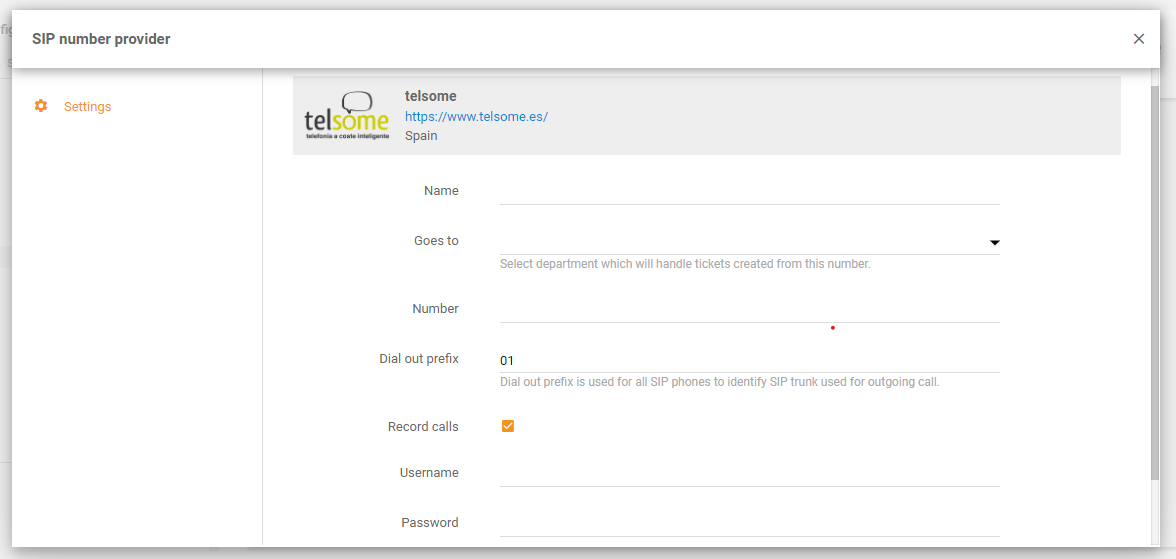 تكامل تيلسوم في LiveAgent