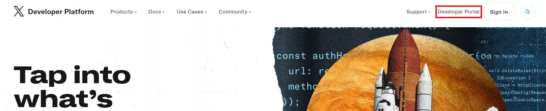 منصة مطوري تويتر