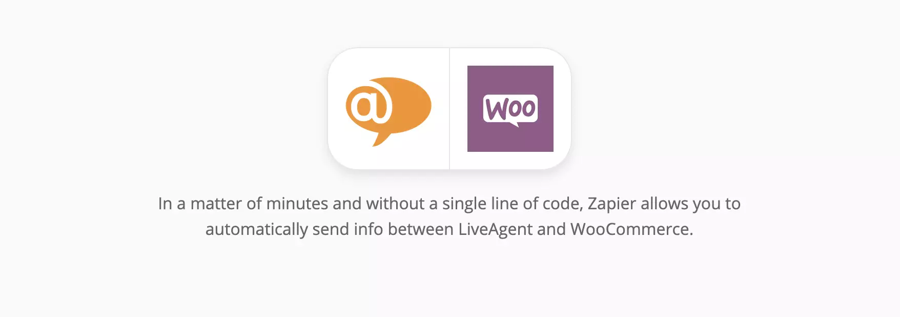 تكاملات LiveAgent و WooCommerce على Zapier