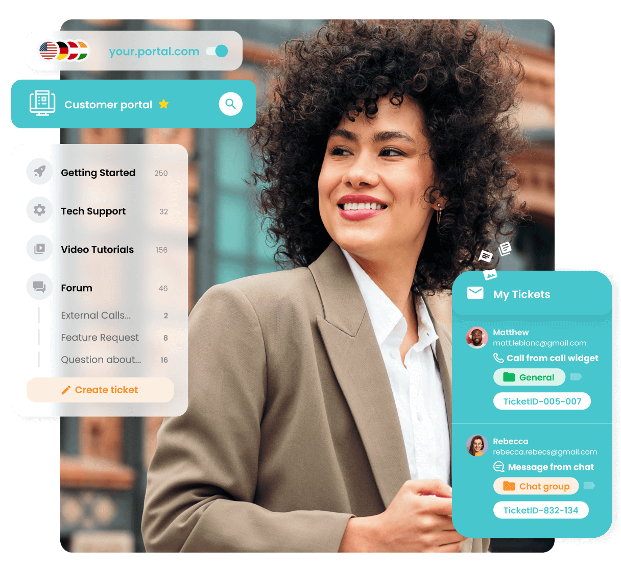 برنامج بوابة العملاء