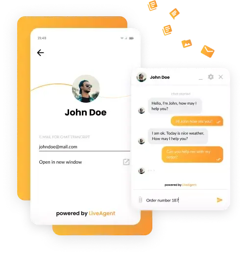 برنامج خدمة العملاء للهاتف المحمول