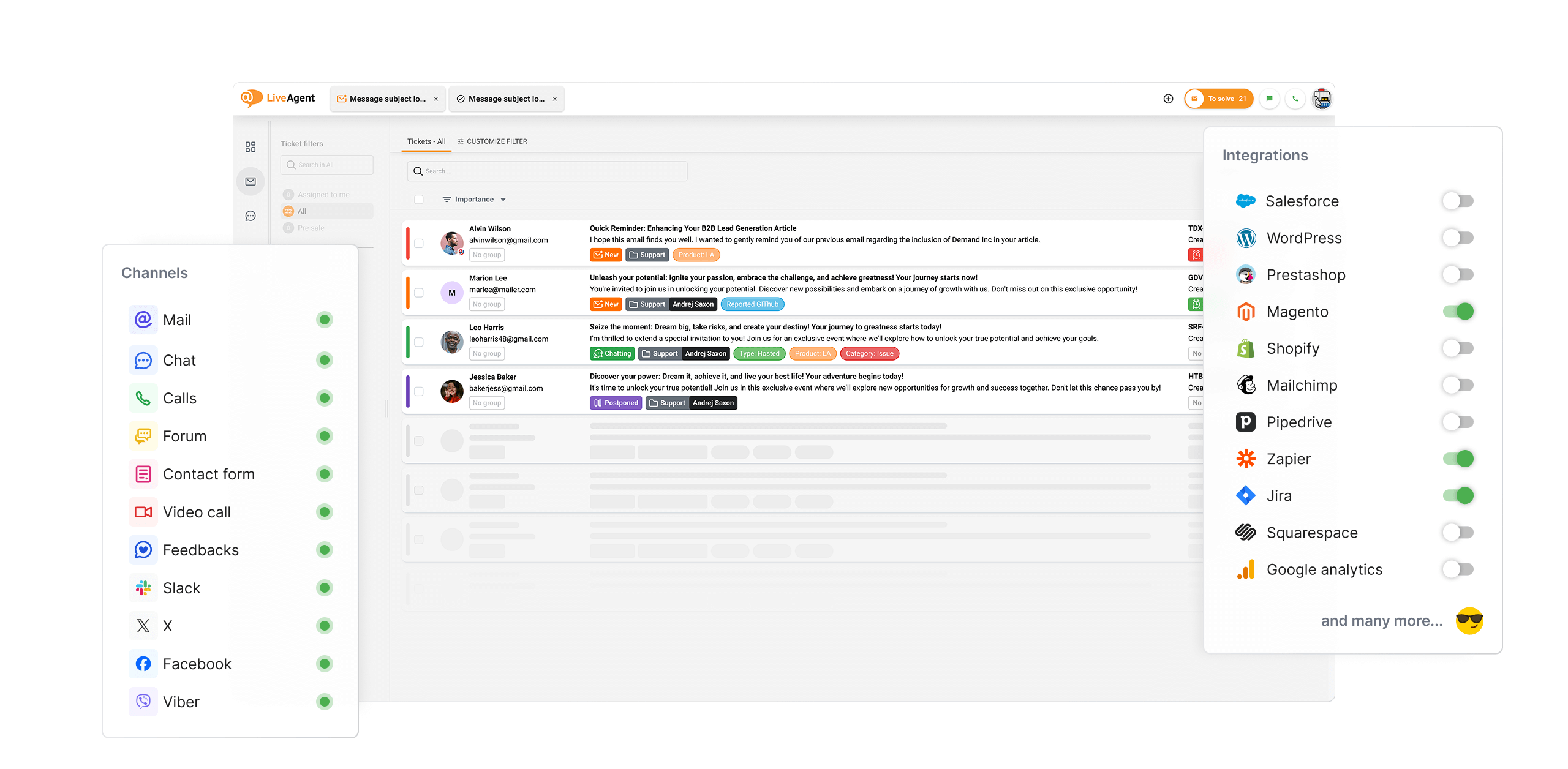 تواصل مع عملائك على جميع القنوات