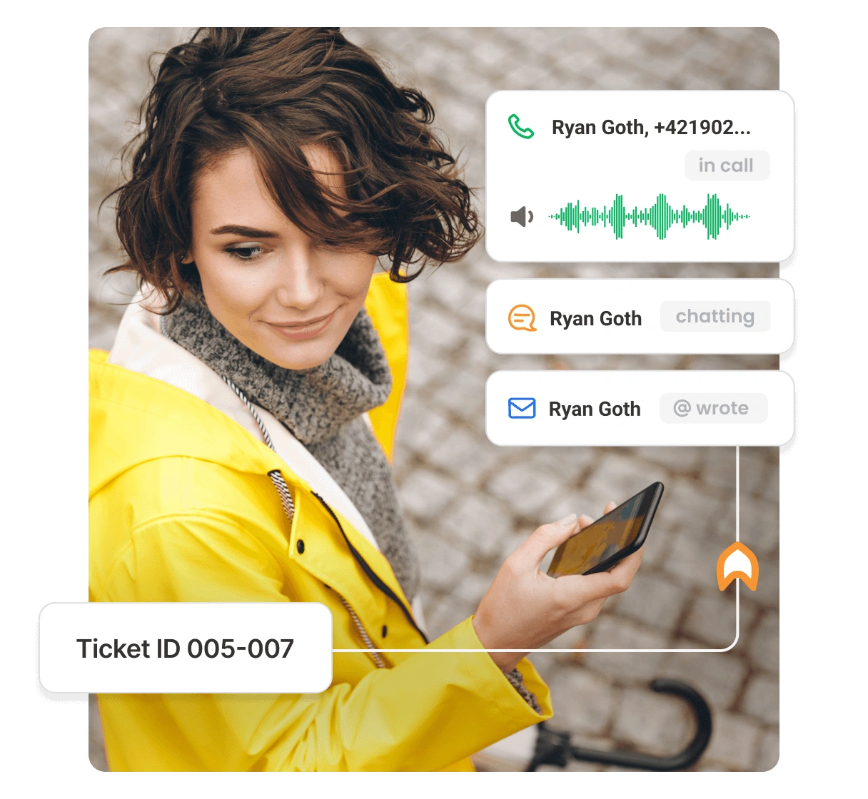 واجهة الدردشة المباشرة LiveAgent