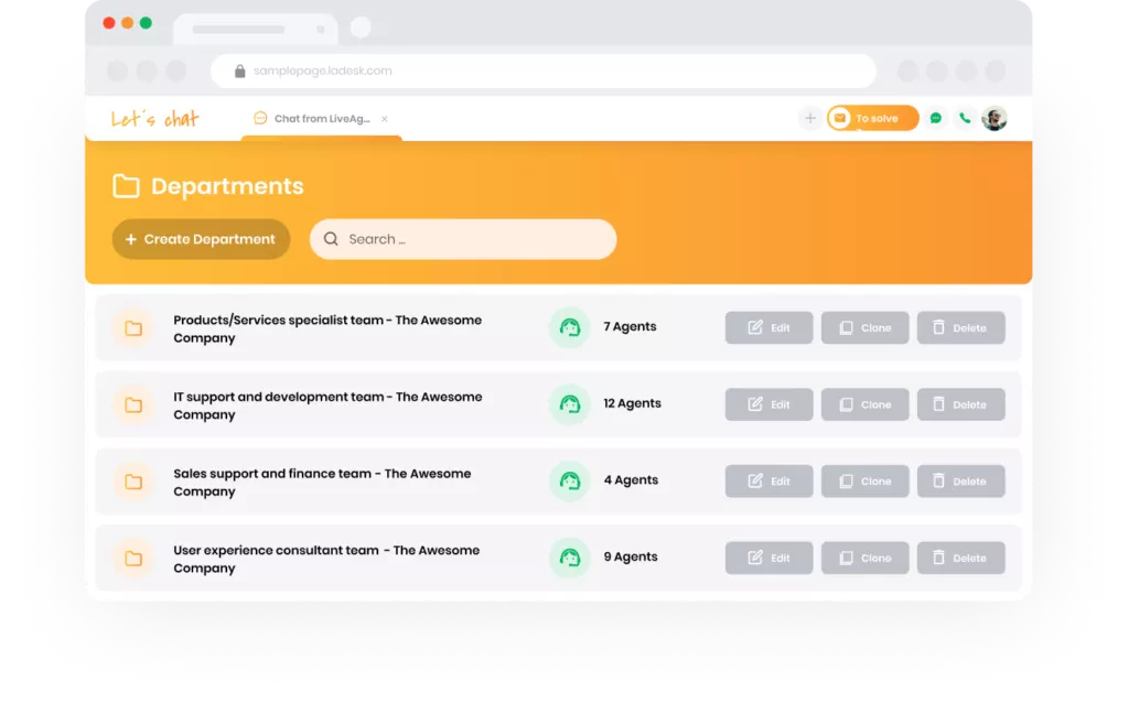 الأقسام والوسوم