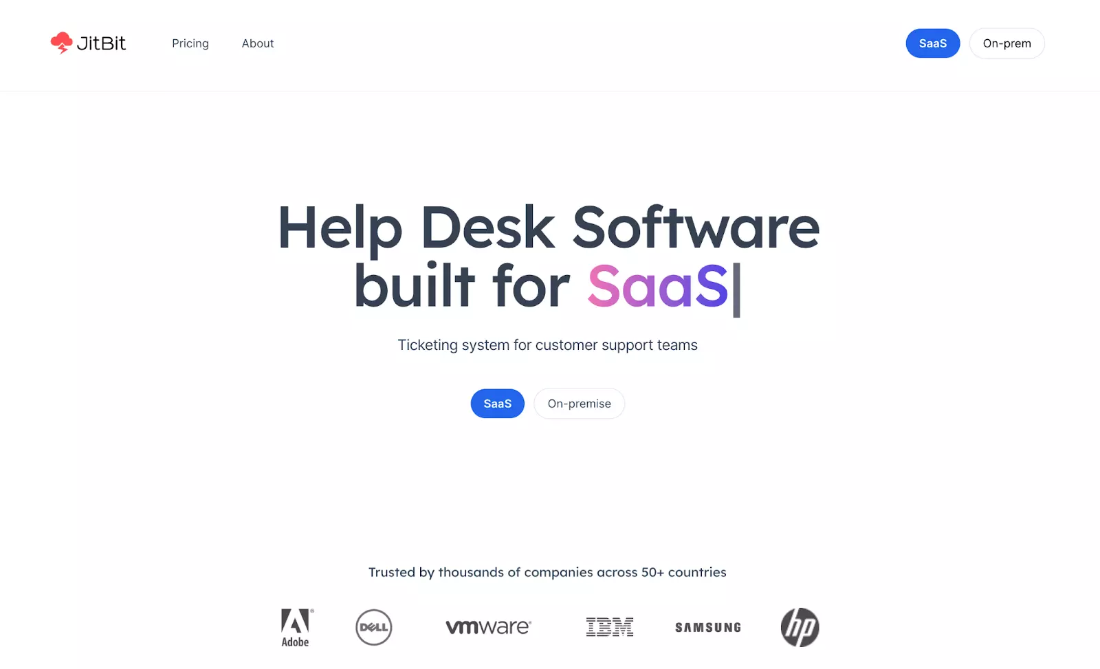 صفحة JitBit الرئيسية