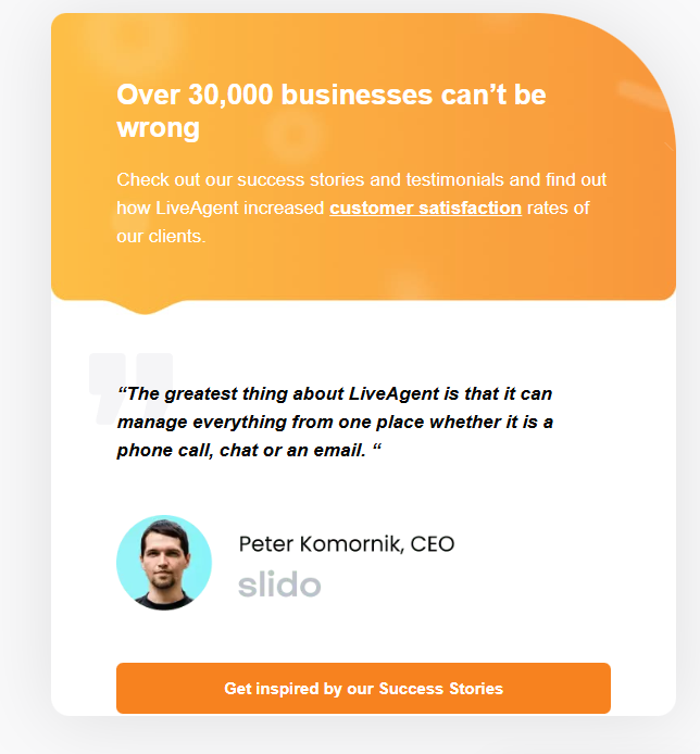 لماذا تثق الشركات في LiveAgent