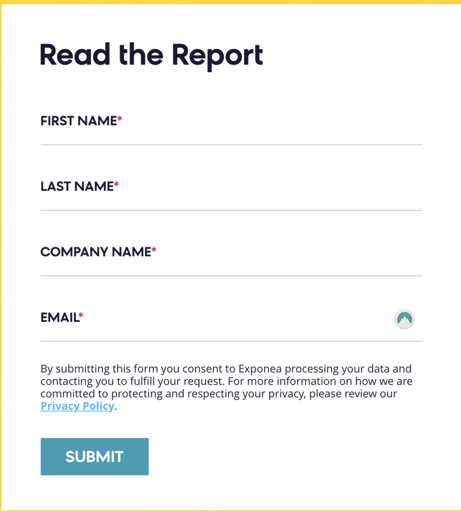 تقرير Exponea المحمي