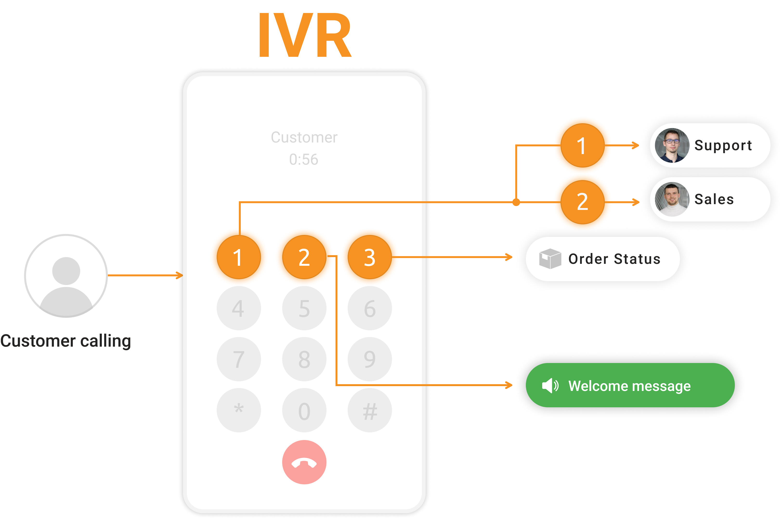IVR في الممارسة العملية